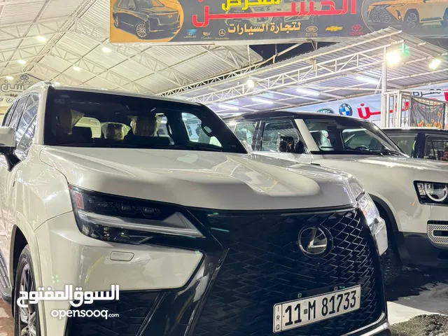 لكزس موديل 2022 فئة LX600 ...F SPORT  مكفولة كفالة عامة عداد المسافة 36 الف كيلو وكالة ساز