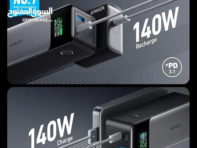 انكر بور بانك  24000  140w. mah بقوة  anker