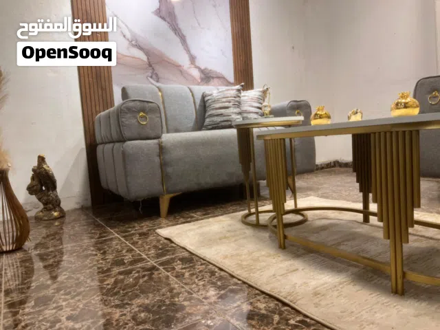 كورنر للبيع مستعجل  9 مقاعد – لون رمادي أنيق   خشب سويد متين قماش خيش تركي ناعم