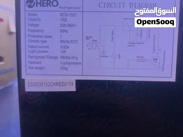 ثلاجة مستخدم قليل نظيفة جدا