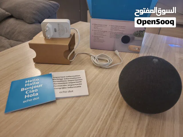 أمازون إيكو دوت الجيل الرابع (Amazon Echo Dot 4th Gen) - أليكسا سبيكر ذكي - شبه جديد بالكرتون