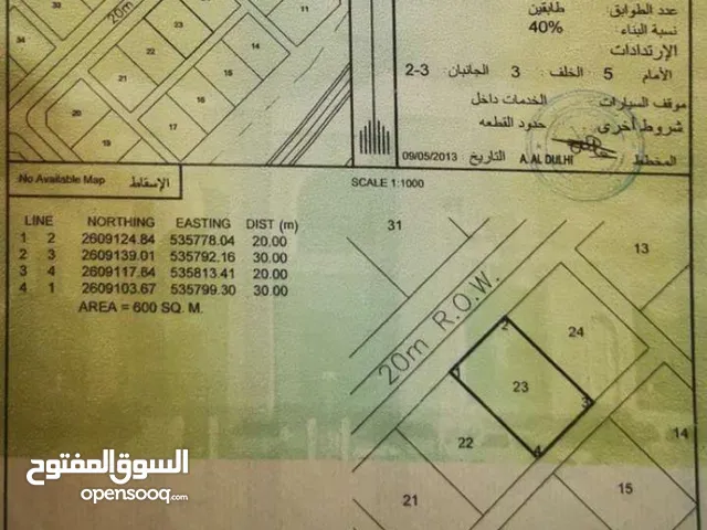 Residential Land for Sale in Al Batinah Rustaq