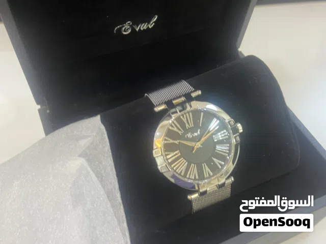 ساعة ايفال Eval رجالية جديدة مرصعة بالالماس