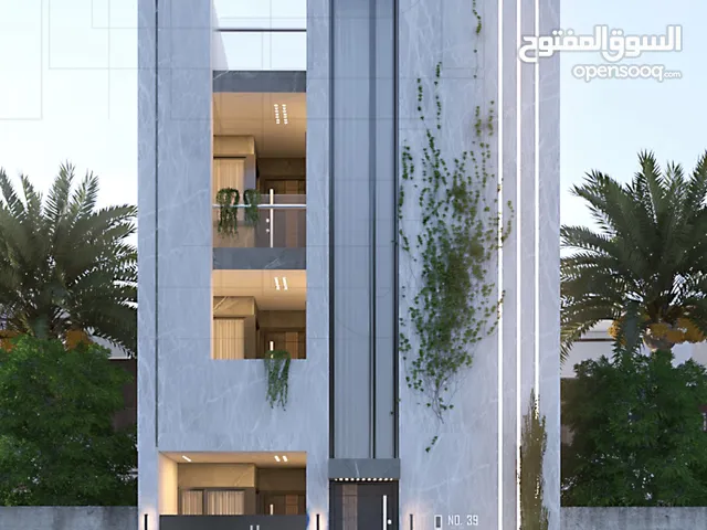 بناية سكنية في المنصور حي المتنبي خلف مطعم حجي حسين تحتوي على 3 شقق معزولة للايجار كل طابق شقة