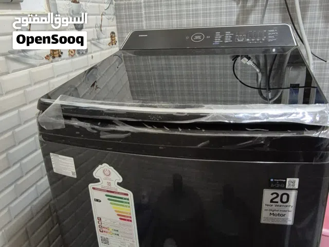 سامسونج غسالة أوتماتيك تحميل علوي 18كجم، شبه جديدة بقرطاسها أقتصادية بها خاصية التحكم عن طريق الهاتف