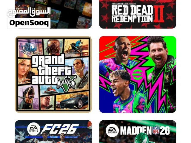 حساب بلايستيشن للبيع فيه العاب قويه