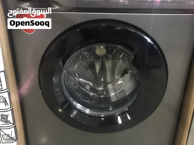 غسالة سعر حرررررق غسالة كراون 8 كيلو لون سلفر بخاصية شاشة تحكم وعدد البرامج 12برنامج توفير طاقة A+++