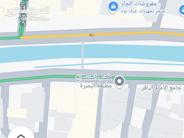 دار ملك صرف للبيع وسط البصرة على شارعين
