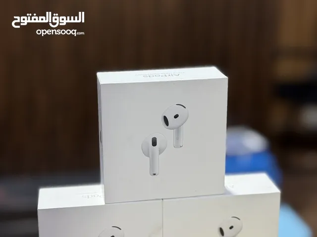 سماعة ابل الاصدار الاخير ايردبودز 4 , مع ميزة إلغاء الضجيج النشط جديدة