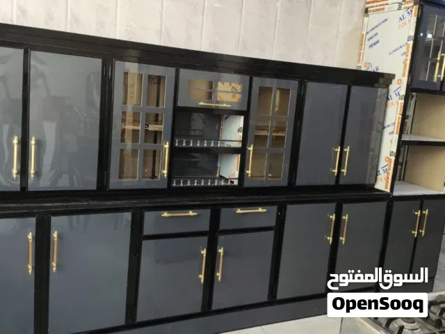كاونترات شغل مرتب درجى اولى بوري صيني قياس ثلاثه متر مبطن مرمر بوري صيني اصلي