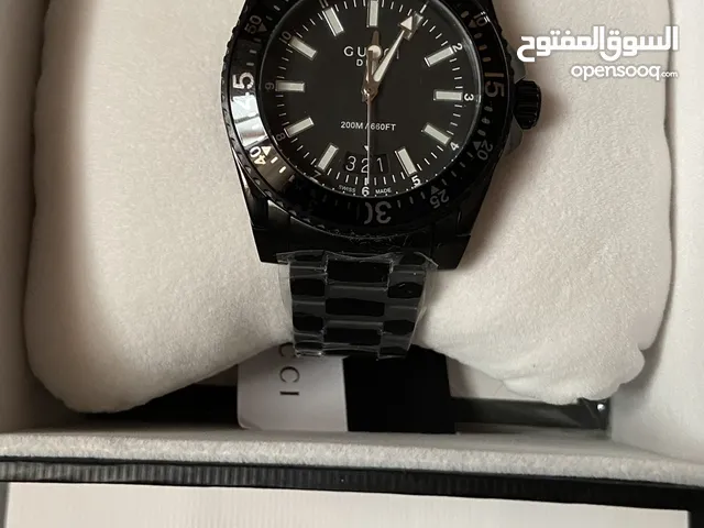 Gucci Black Dive جديده- ساعة جوتشي اصليه ليمتد ايديشن سعر اقل من الوكيل - فرصه ذهبيه