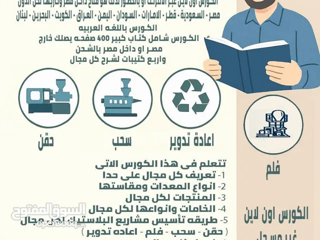 كورس تعلم صناعة البلاستيك من الصفر الى الاحتراف