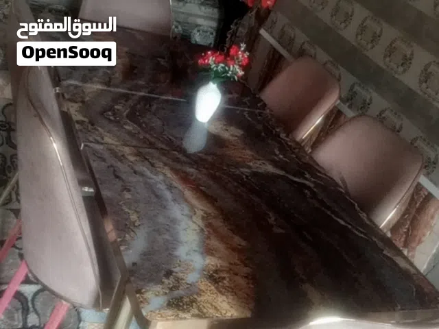 طاوله اكل سلايت تزغر وتكبر جديده وياها 6 كراسي
