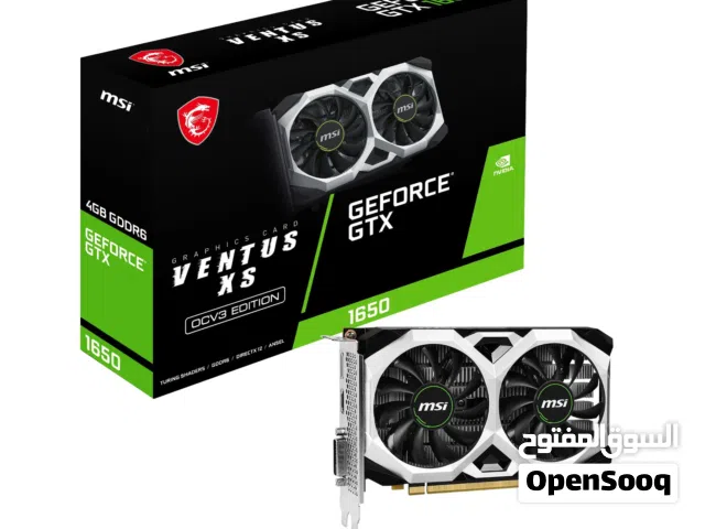 كرت الشاشة MSI GeForce GTX 1650  الوصف مهم