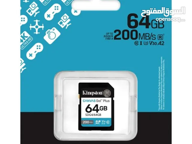 متوفر مومور كارد جميع احجام  64GB 128GB 256GB