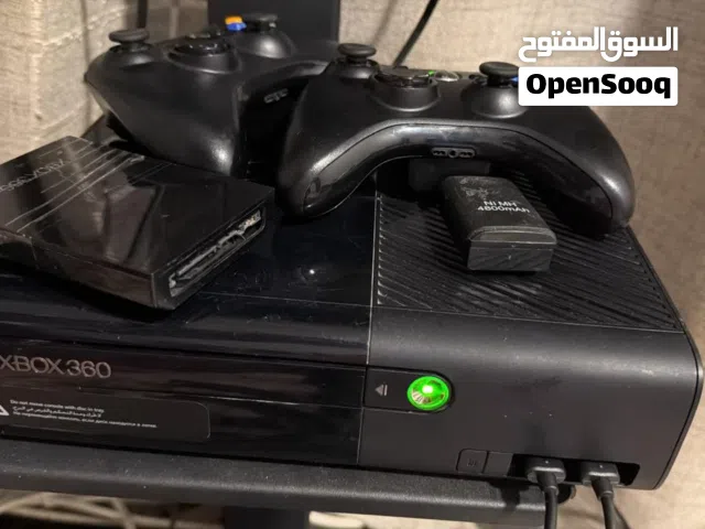اكس بوكس 360 مهكره مع هاردسك 2 فيه كلل هاردسك.160 لعبه ومع كرسي