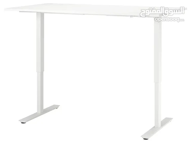 TROTTEN table Underframe sit/stand top 120x70 cm