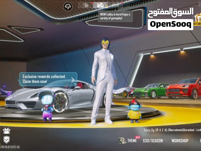 Heavy account with 5 mythic Cars x suit level 5