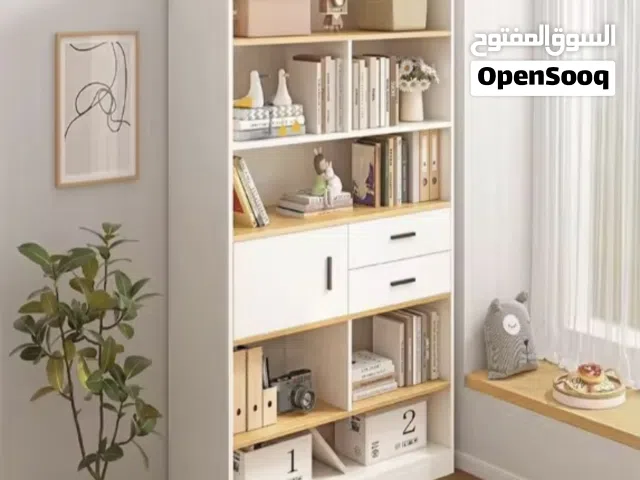 مكتبة تخزين برفوف متعددة..
