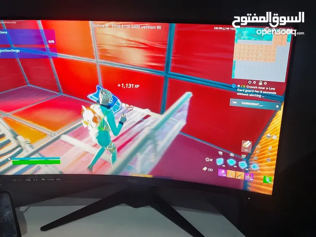 AOC monitor with custom keyboard