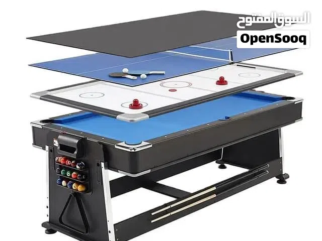 طاولة ألعاب متعددة 4 في 1إذا كنت من عشاق الترفيه والتحدي، هاي الطاولة هي الحل المثالي إلك ولعيلتك