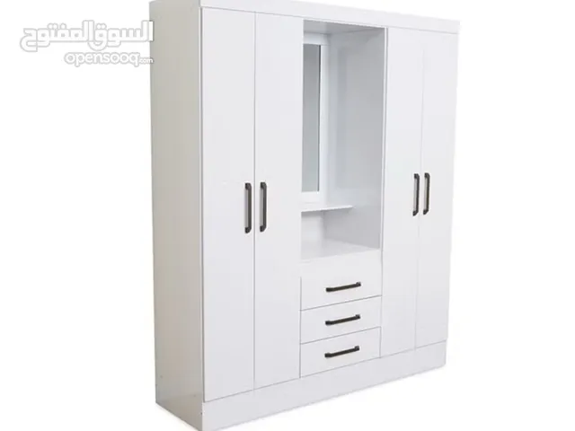 Clean 4 Door Wardrobe With 3 Drawer And Mirror