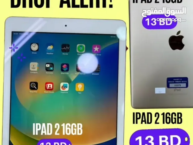 iPad 2 - 16GB 13BD  Free Cover Free Charging Wire  Free Delivery  1 month replacement warranty