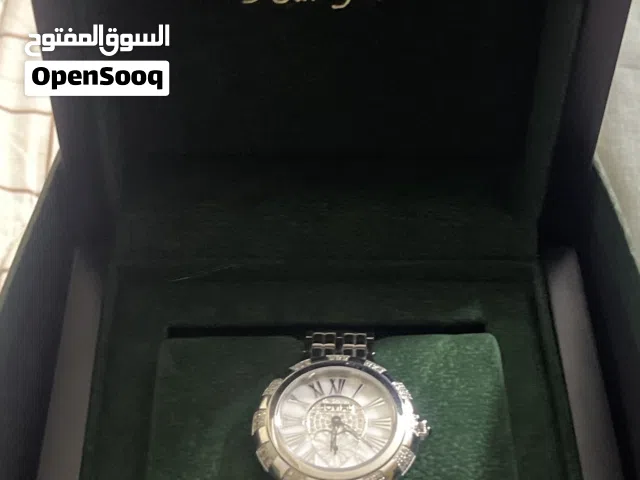 ساعة جوفال اصليه مرصعه بالالماس