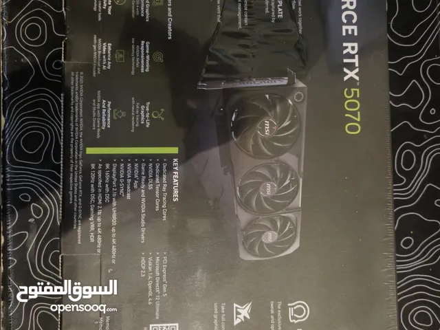 RTX 5070 PNY/ RTX 5070 MSI SHADOW 3X/ GPU كرت شاشة