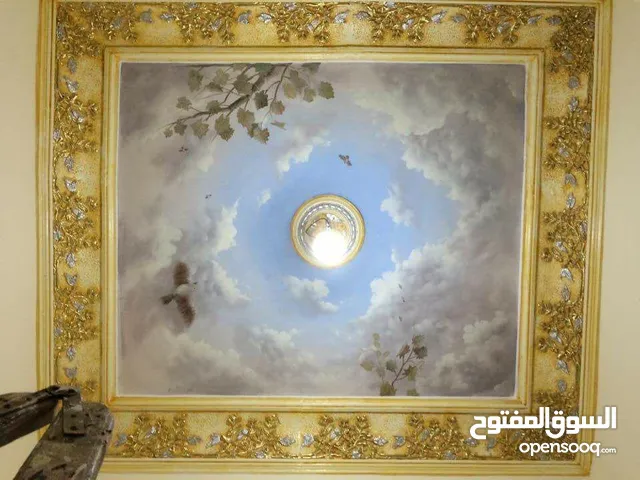 "شطّب شقتك بأقل الأسعار مع لمسة إبداع!" دهانات وديكورات واعمال فنية جبسن بورد
