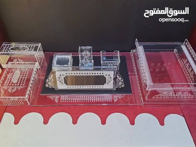 طقم مكتب كلاسيك-8 قطع-أكريليك شفاف 4 mm