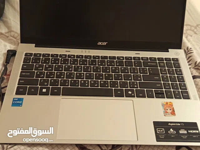 لابتوب جديد للبيع اشتريته قبل شهر عندي فاتوره