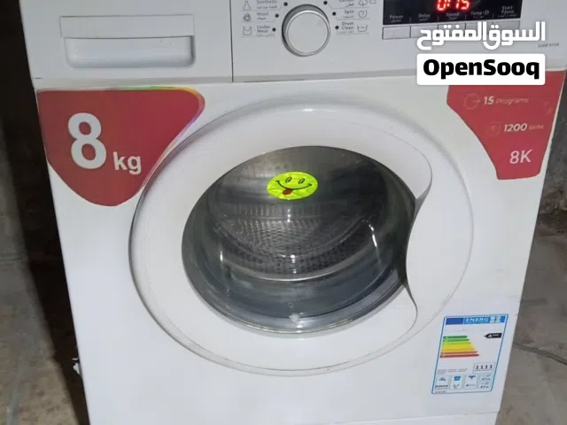 غساله جينيرال 8 كيلو انفيرتر نظيفه وشغاله صلاة النبي غير مصلحه للبيع اربد