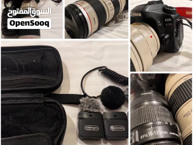 كاميرا تصوير كانون 80d للبيع