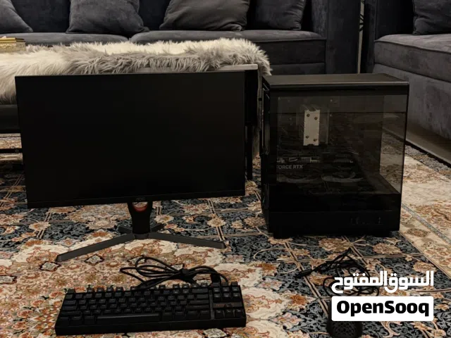بي سي  جيمنج مع جميع ملحقاته شاشه 180 هيرتز ماوس ماوس باد كيبورد سماعه