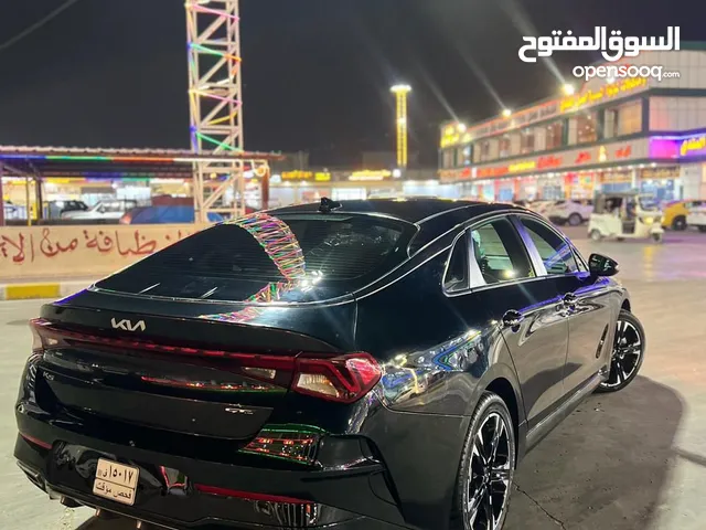 a K5 GT LINE 2022 اللون اسود بدون ايرباك 