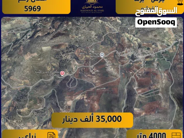 Farm Land for Sale in Jerash Borma