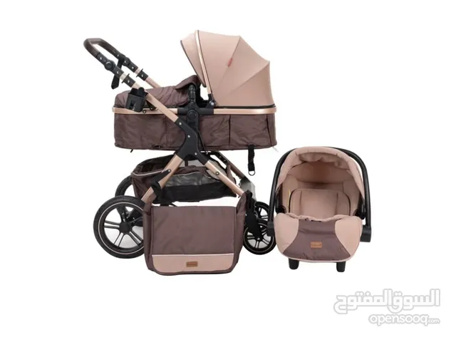 عرباية اطفال مع كرسي سيارة