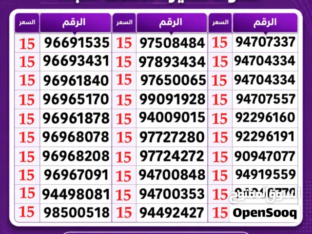 Zain VIP mobile numbers in Farwaniya
