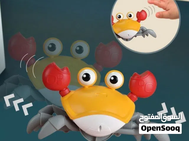 induction Electric Crab لعبة السلطعون الهارب للأطفال تتحرك بسرعة وبشكل جانبي مثل السلطعون الحقيق