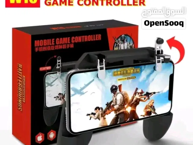 1Pcs Mobile Phone ABS Gaming Accessories Game Controller W10 for PUBG Aim Shooting Gamepad Joystick