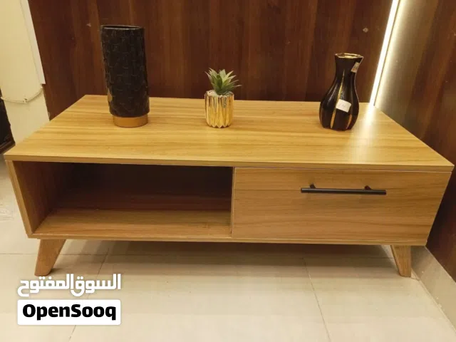 ترابيزه ليفينج درج +رف  عمق 50 عرض 98 ارتفاع 37