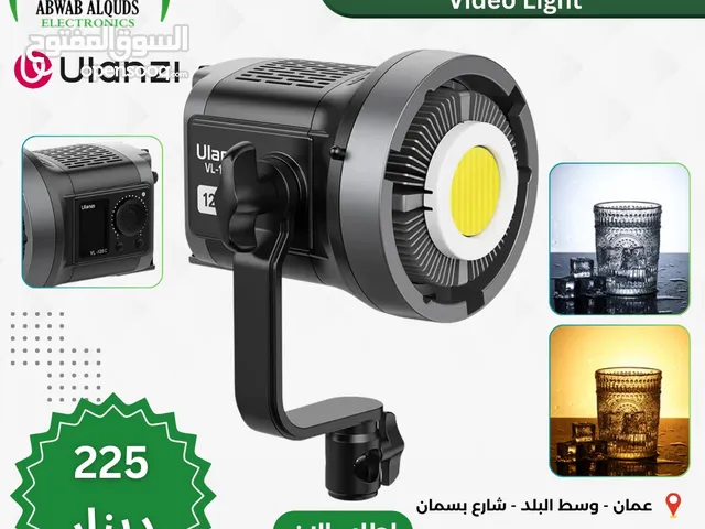 Ulanzi 120W Bi-color / RGB V-Mount Video Light اضاءة تصوير عالية الجودة