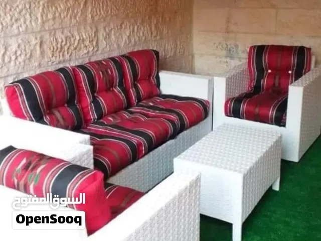 اختيارك الصح  طقم راتان 5 مقاعد + طاولة وسط .. شامل التوصيل داخل عمان والزرقاء  يتوفر اطقم راتان س