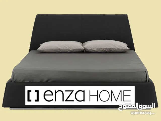 سرير كنج من انزا هوم كالجديد مع مرتبة طبية king size enza home bed+medical mattress