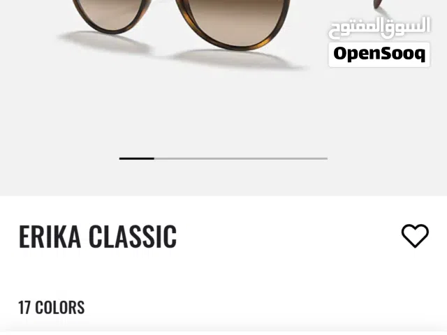 Ray-Ban Erika (إيريكا)، وهي موديل يتميز بتصميم كلاسيكي يجمع بين الأناقة والراحة. ...................