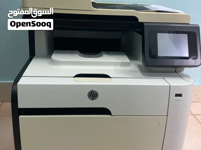 طابعة اتش بي  ليزر ملونة تطبع على الوجهين مع حبر ممتلئ