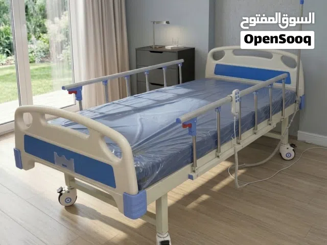 سرير طبي كهربائي حركتين شبه جديد تماما