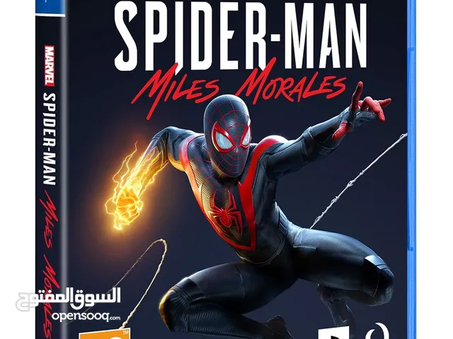Marvel's Spider-Man: Miles Morales (PS4) CD سي دي سبايدر مان مايلز جديد من الحزام الازرق