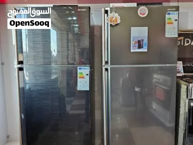 ثلاجة شارب 450 لتر انفيرتير A++ باللون الاسود او السكني بأفضل الأسعار بالمملكه ومتوفر  التوصيل